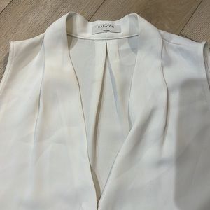 Babaton, size medium, button up, short sleeve/sleeveless